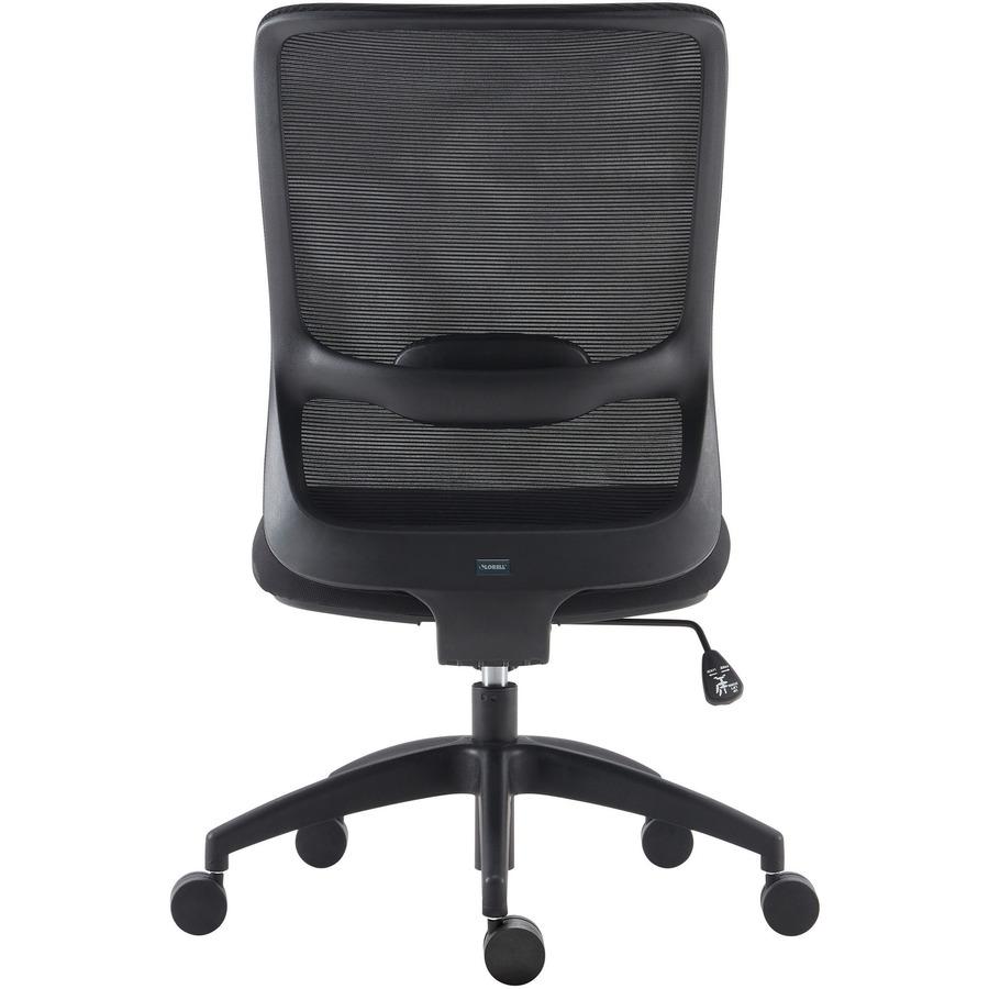 LYS SOHO Collection Staff Chair - Fabric Seat - Black - 1 Each. Picture 9