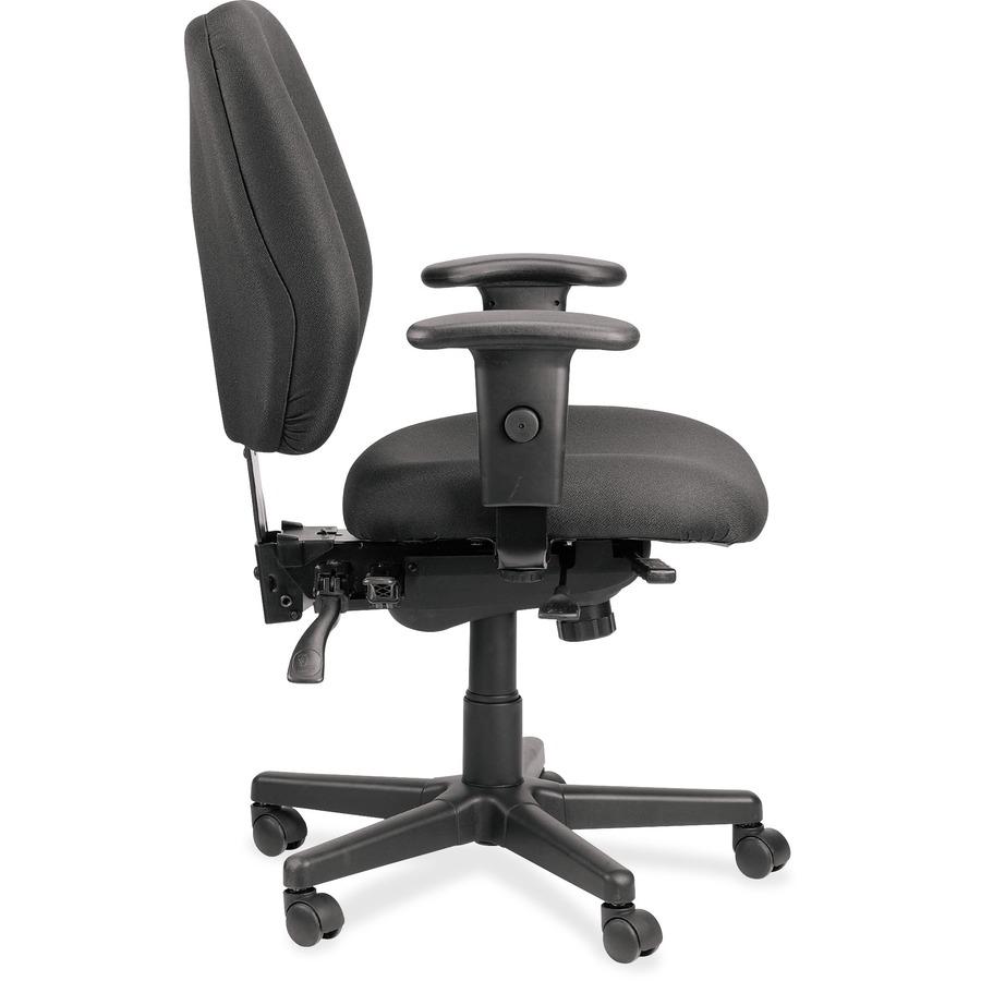 Eurotech 49802A Multifunction Task Chair - Black Foam Seat - Foam Back - 5-star Base - 1 Each. Picture 3