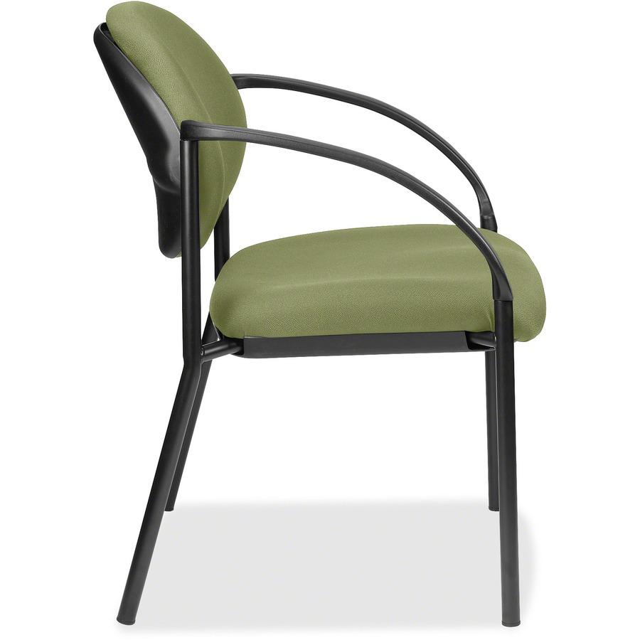 Eurotech Dakota 9011 Stacking Chair - Cress Fabric Seat - Cress Fabric Back - Steel Frame - Four-legged Base - 1 Each. Picture 4