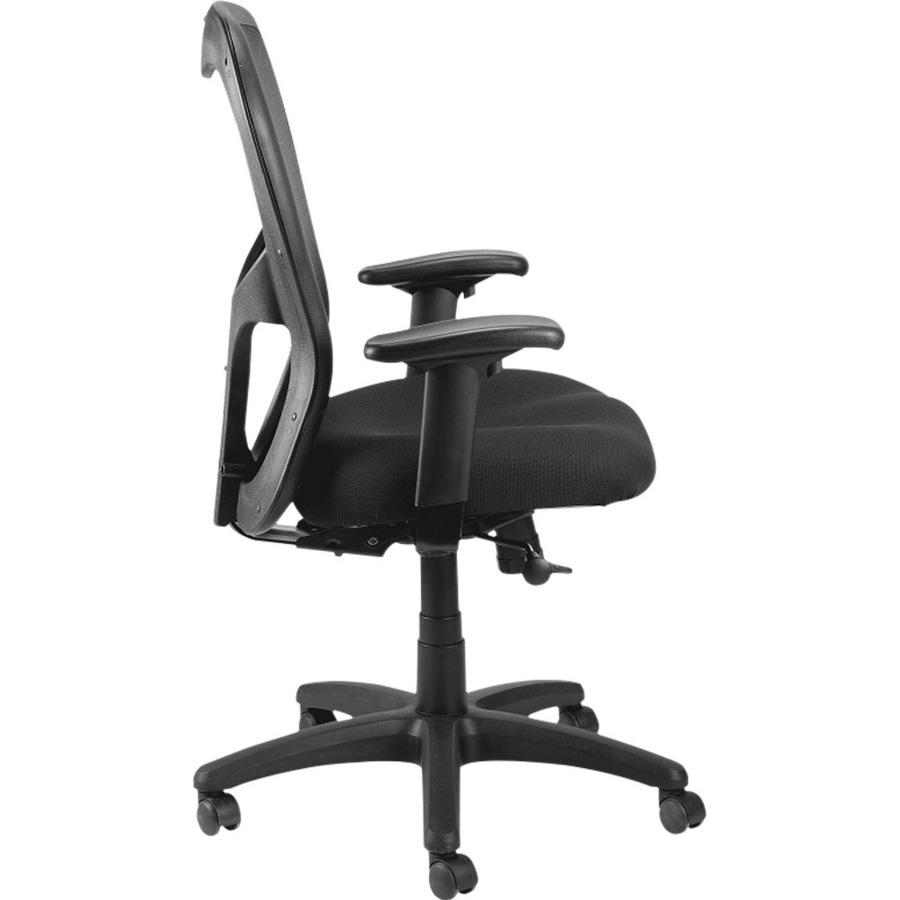 Eurotech Apollo Synchro High Back Chair - Limelight Fabric Seat - Black Back - High Back - 5-star Base - Armrest - 1 Each. Picture 7