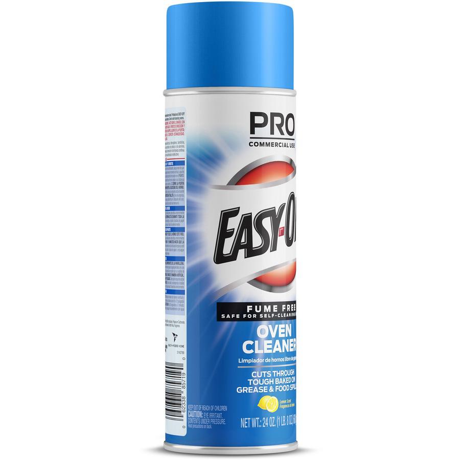 Professional Easy-Off Fume Free Over Cleaner - 24 oz (1.50 lb) - Lemon Scent - 1 Each - Fume-free - White. Picture 3