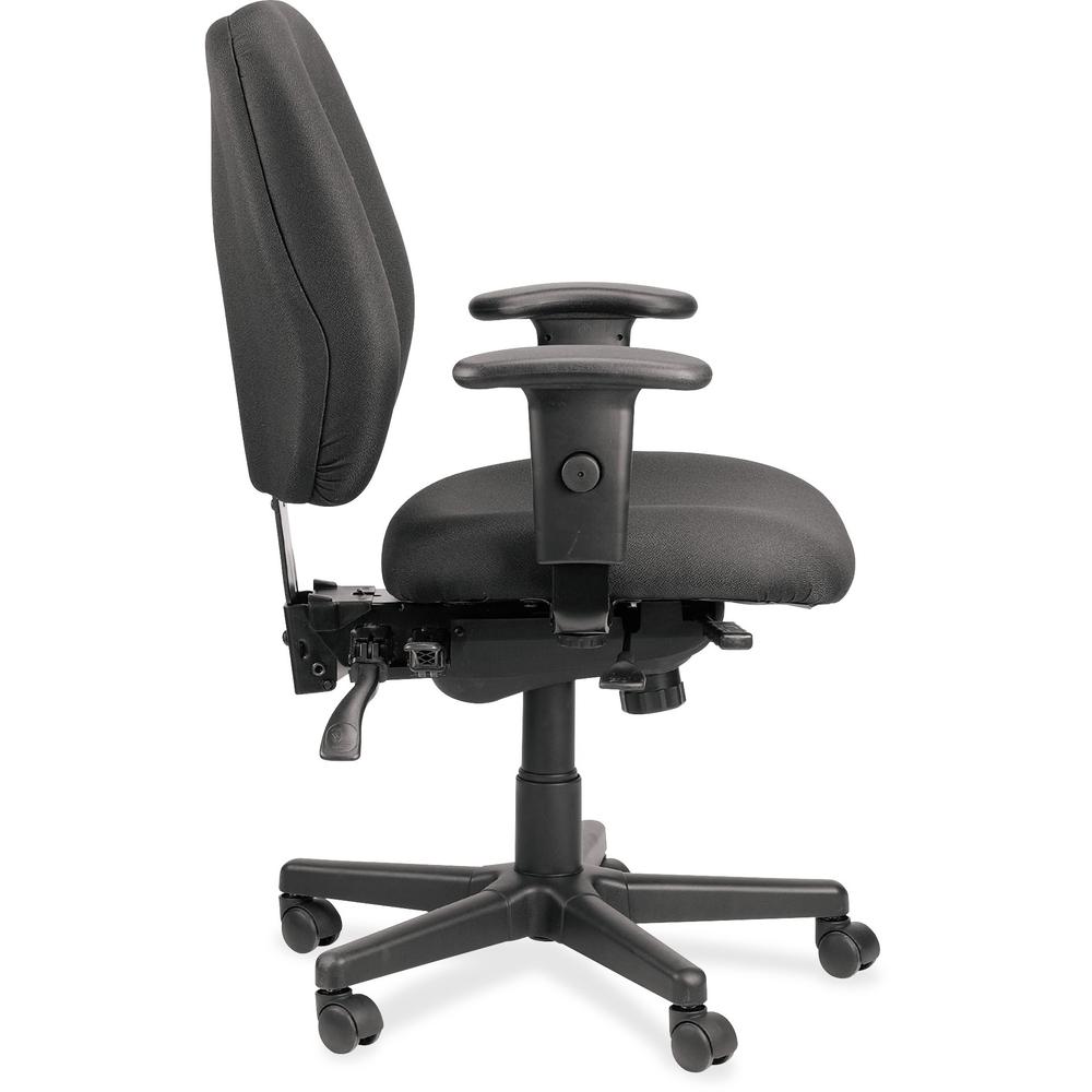 Eurotech 49802A Multifunction Task Chair - Black Foam Seat - Foam Back - 5-star Base - 1 Each. Picture 4