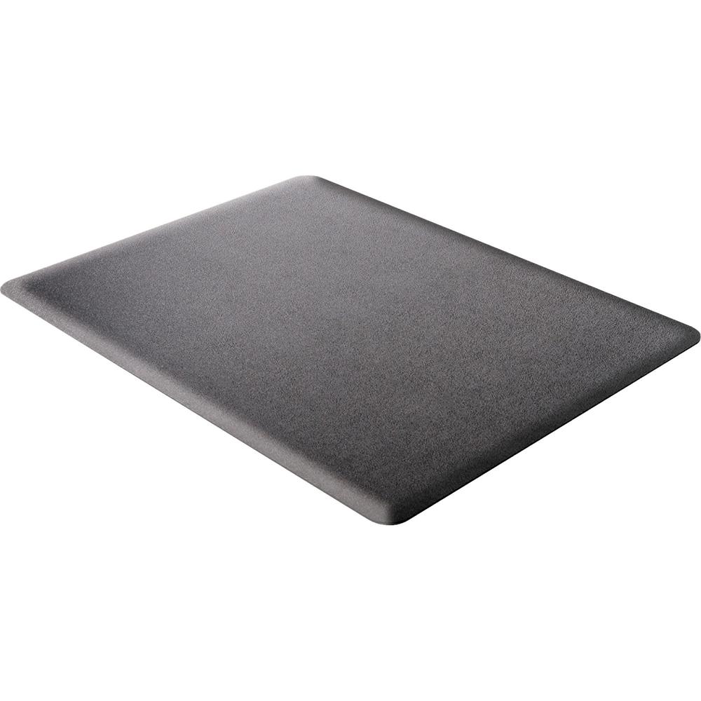 Deflecto Ergonomic Sit-Stand Chair Mat for Multi-surface - Hard Floor, Carpet - 48" Length x 36" Width x 0.375" Thickness - Rectangular - Foam - Black - 1Each. Picture 6