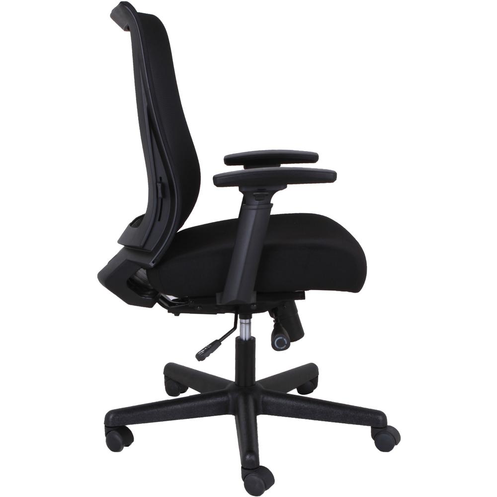 Lorell Mesh High-back Executive Chair - High Back - 5-star Base - Black - Armrest - 1 Each. Picture 10