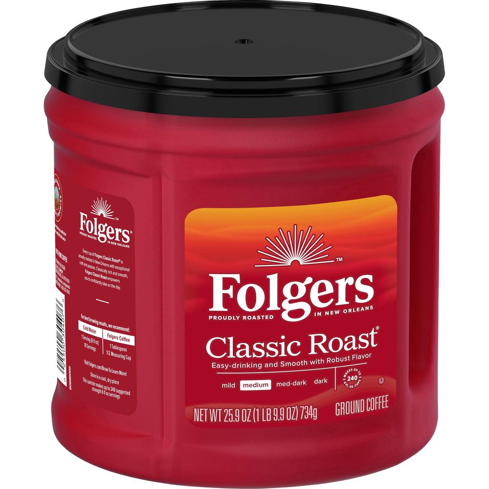 Folgers&reg; Ground Classic Roast Coffee - Medium - 25.9 oz - 294 / Pallet. Picture 9