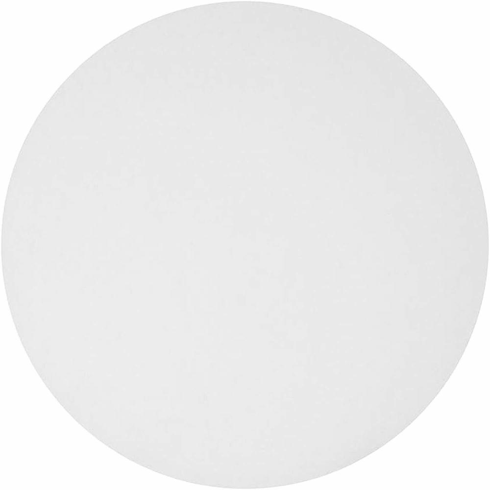 BluTable 9" Round Foil Pan Flat Board Lids - Round - 500 / Carton - White, Silver. Picture 3