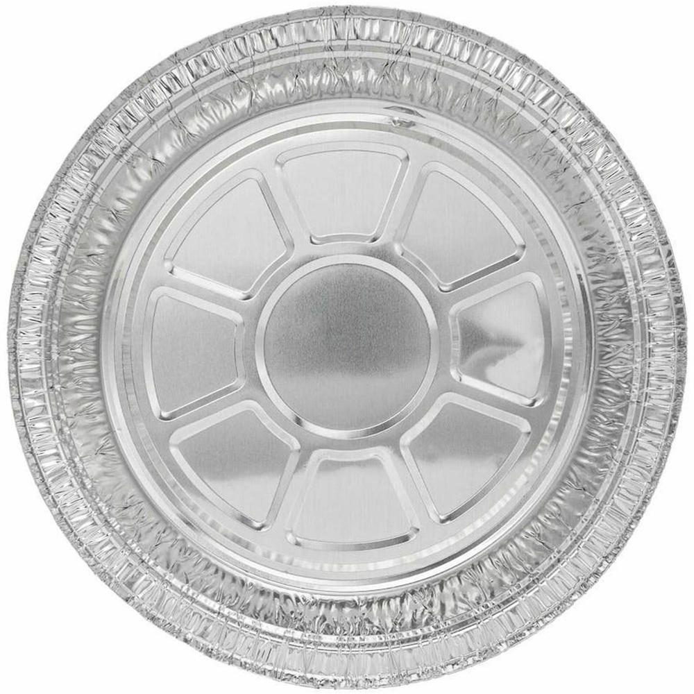 BluTable 7" Round Foil Pans - Food, Food Storage - 7" Diameter - Silver - Aluminum Body - Round - 500 / Carton. Picture 5