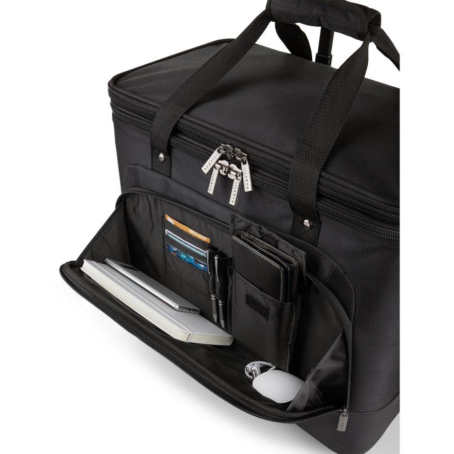 bugatti Travel/Luggage Case for 17.3" Notebook - Black - Polyester Body - Telescoping Handle, Handle - 17.3" Height x 18.3" Width x 11" Depth - 1 Each. Picture 2