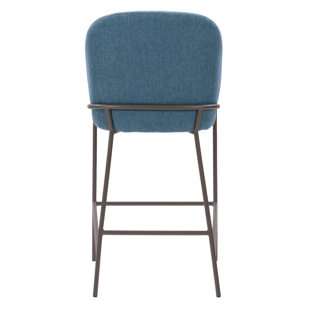CorLiving Blakeley Counter Height Barstool Blue. Picture 5