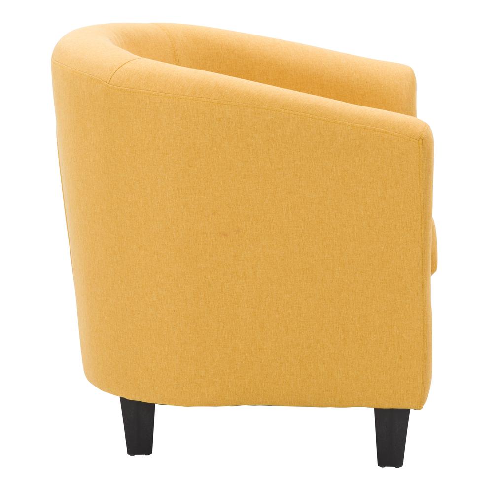 CorLiving Elwood Tub Chair in Yellow Yellow. Picture 5