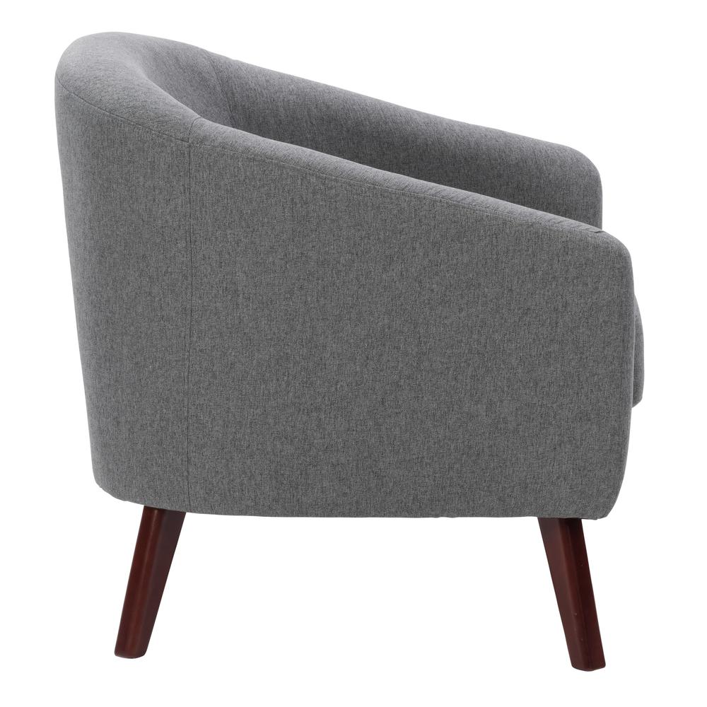 CorLiving Elwood Modern Tub Chair in Grey Grey. Picture 5