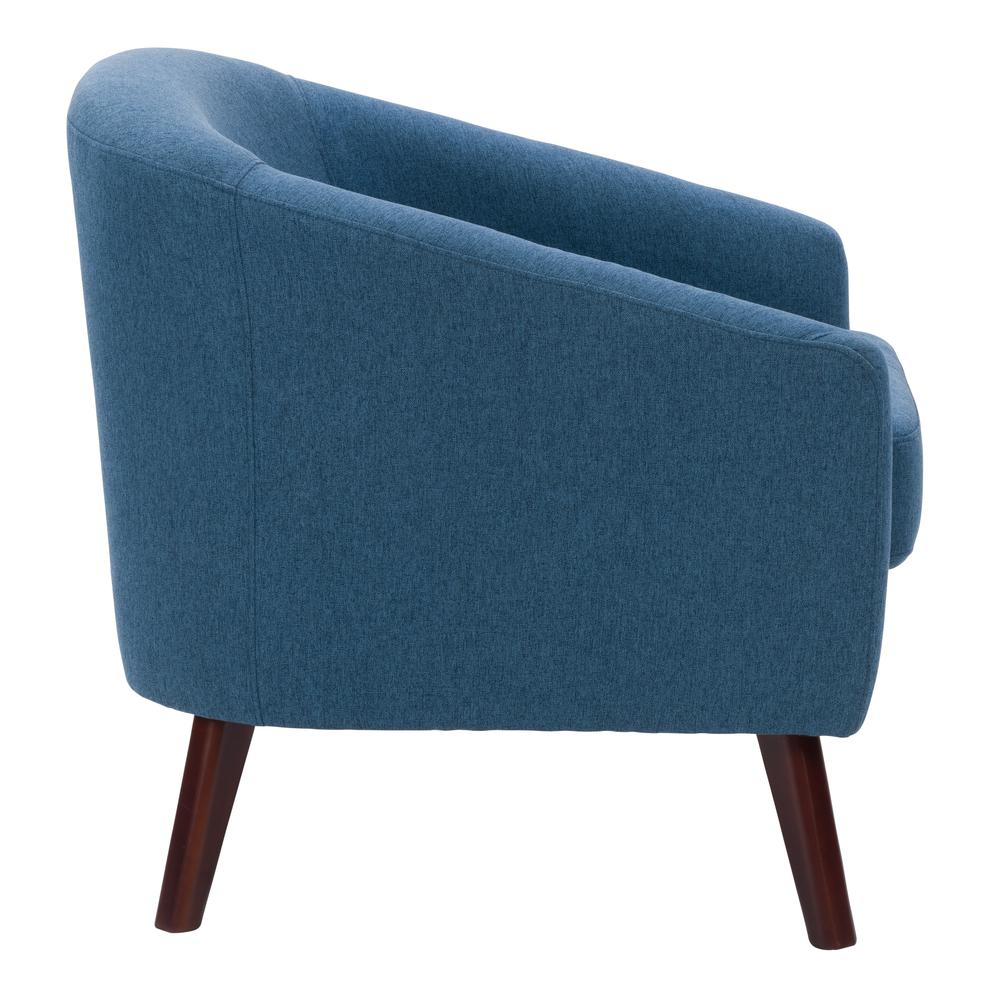 CorLiving Elwood Modern Tub Chair in Blue Blue. Picture 5