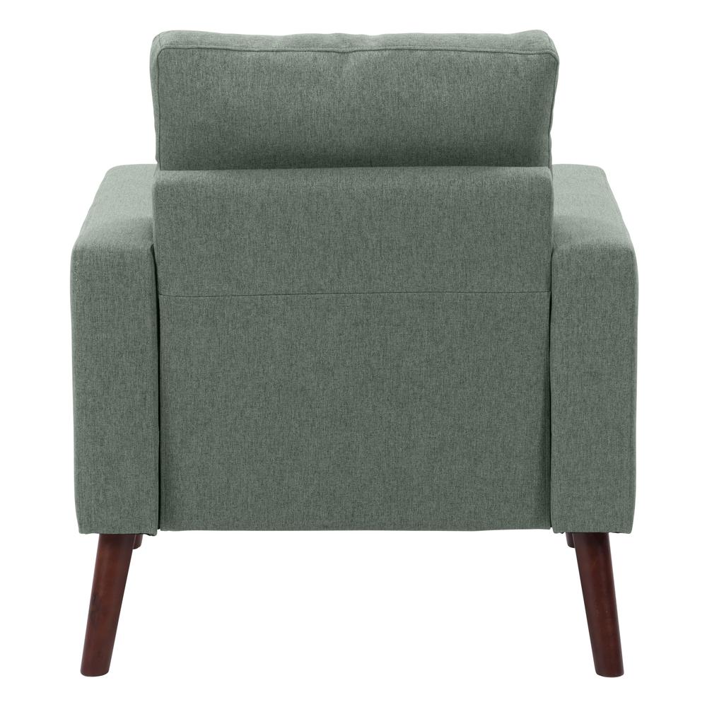 CorLiving Elwood Tufted Accent Chair in Light Green Green. Picture 5