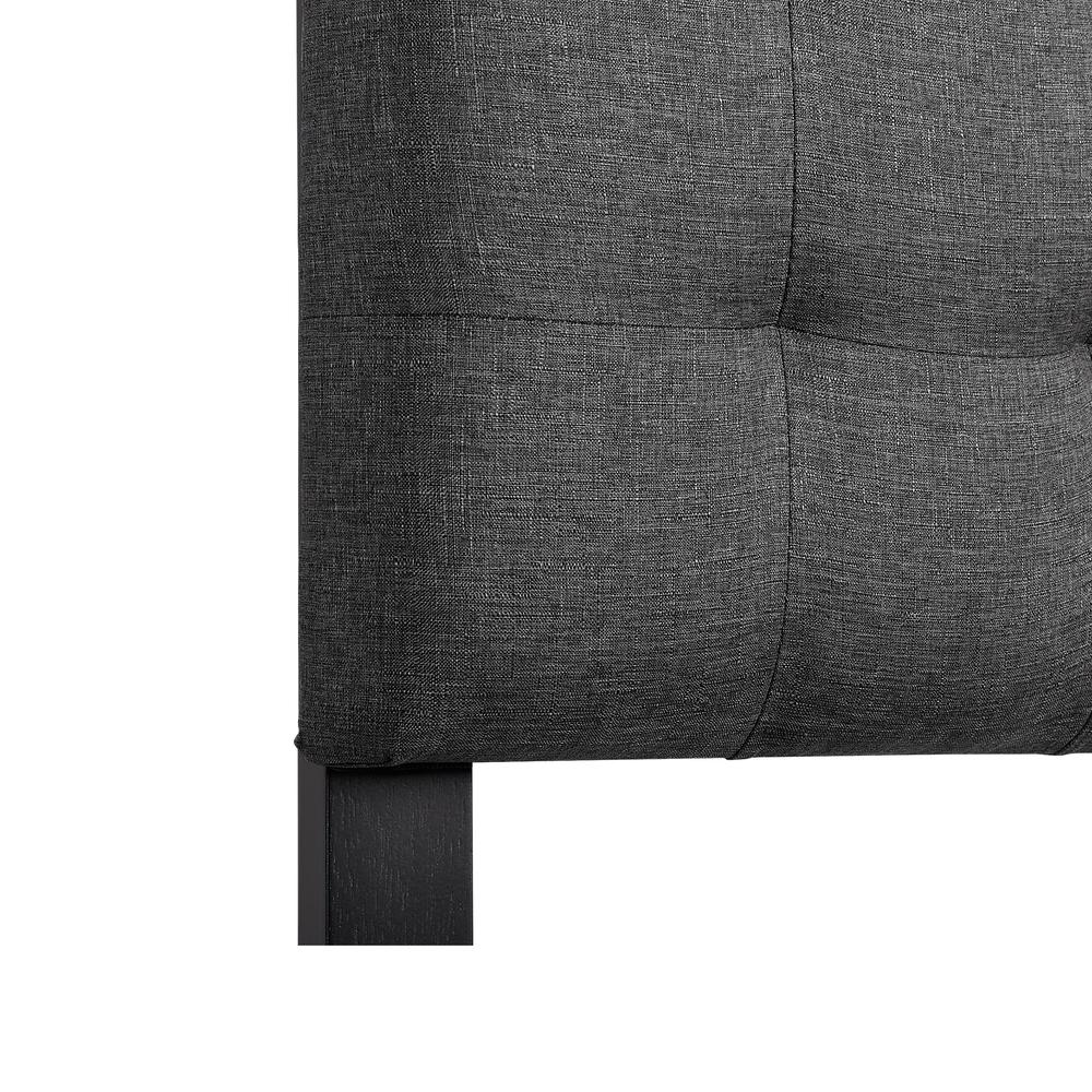 CorLiving Valencia Headboard, King Grey. Picture 8