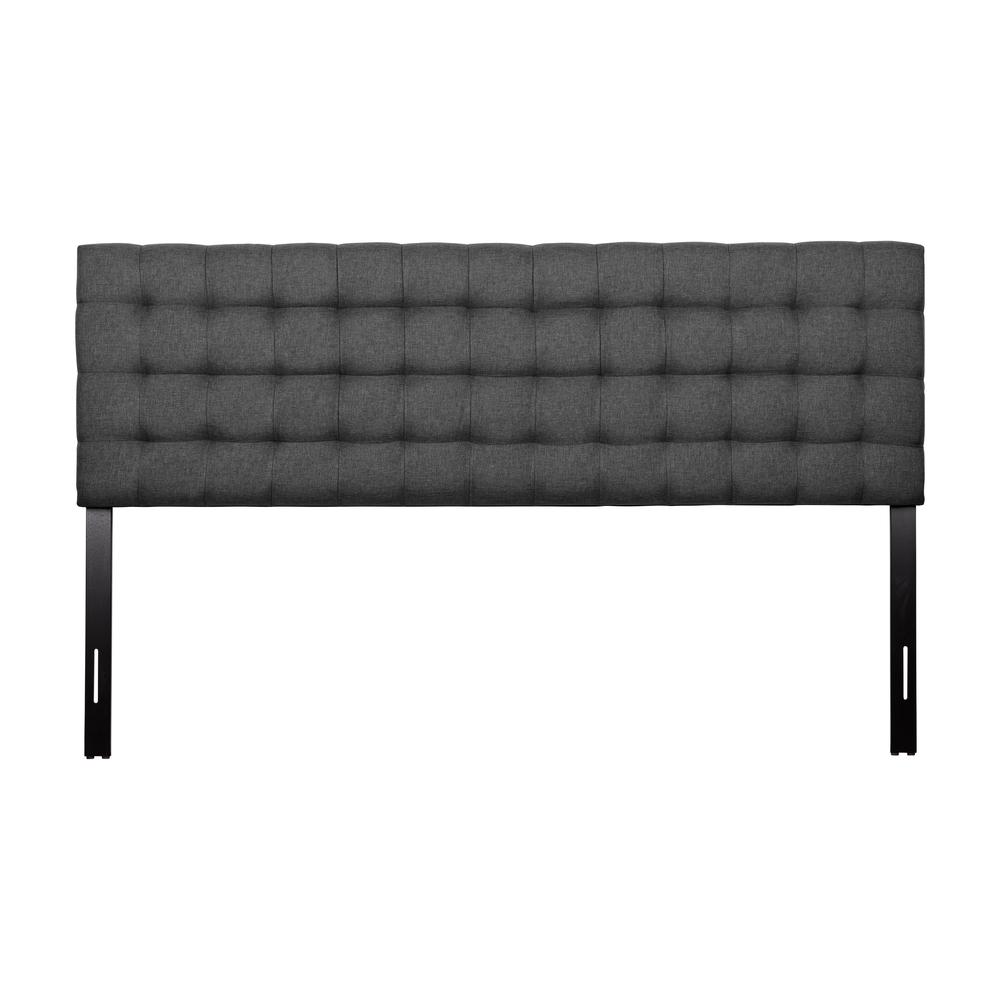 CorLiving Valencia Headboard, King Grey. The main picture.