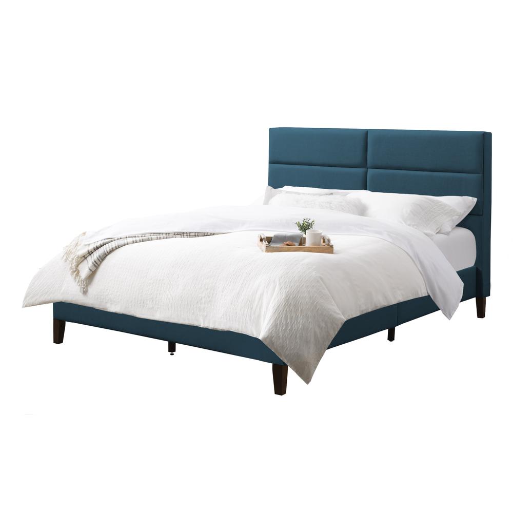 BRH-202-D Bellevue Upholstered Bed, Double/Full. Picture 2