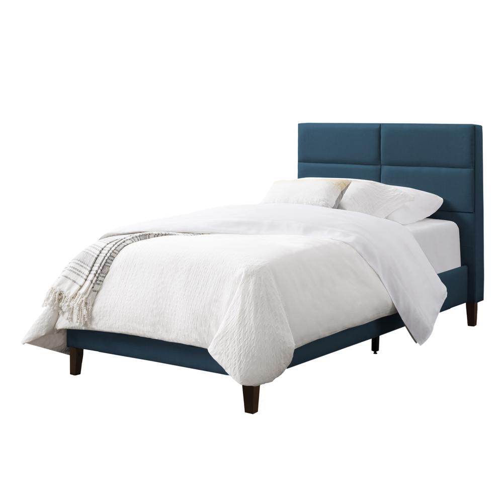 BRH-202-S Bellevue Upholstered Bed, Twin/Single. Picture 2