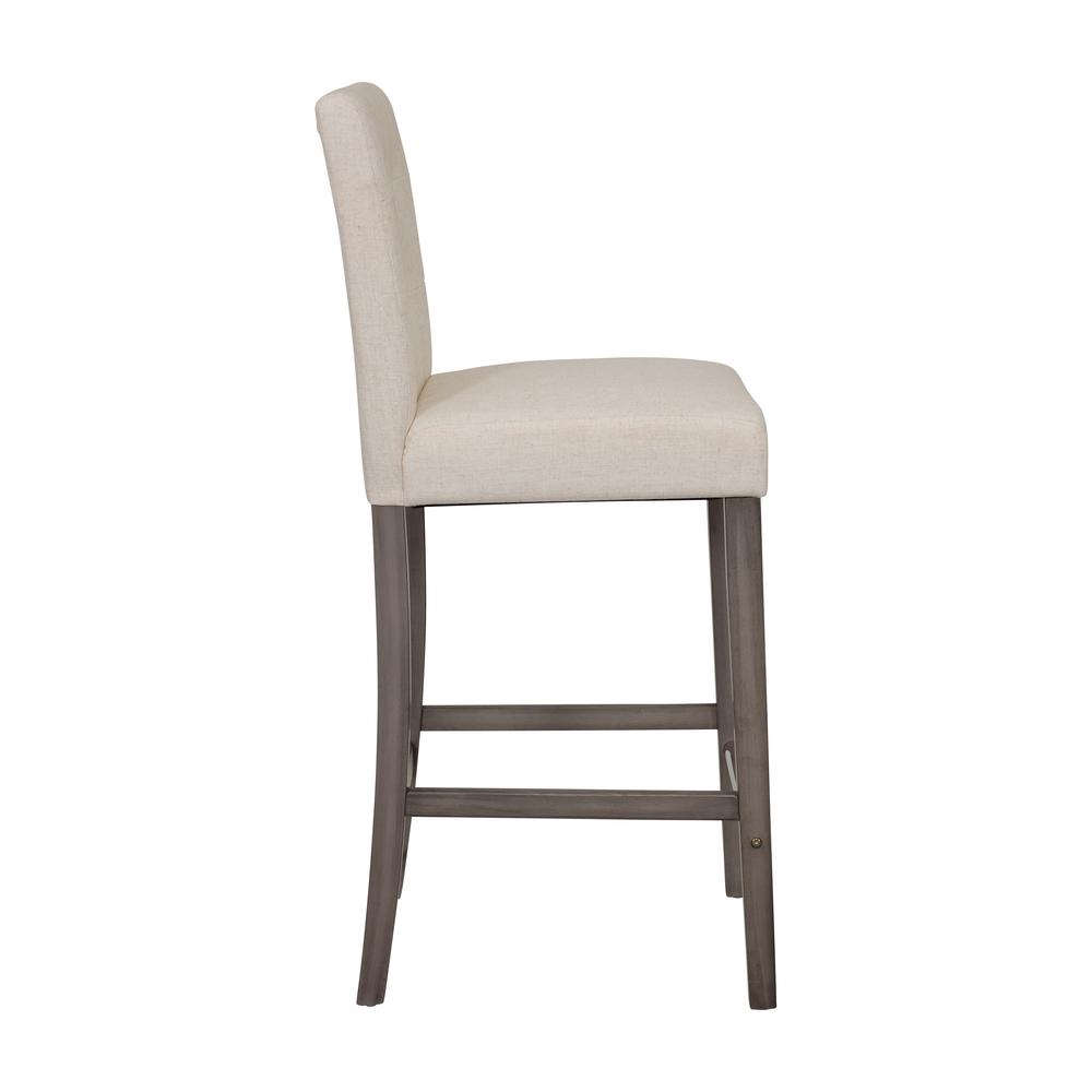 CorLiving Leila Polyester Bar Height Barstool Beige. Picture 3