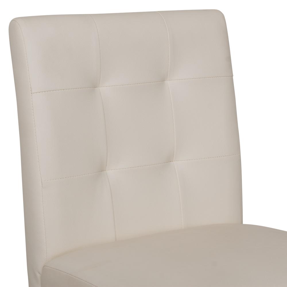 CorLiving Leila PU Bar Height Barstool White. Picture 9