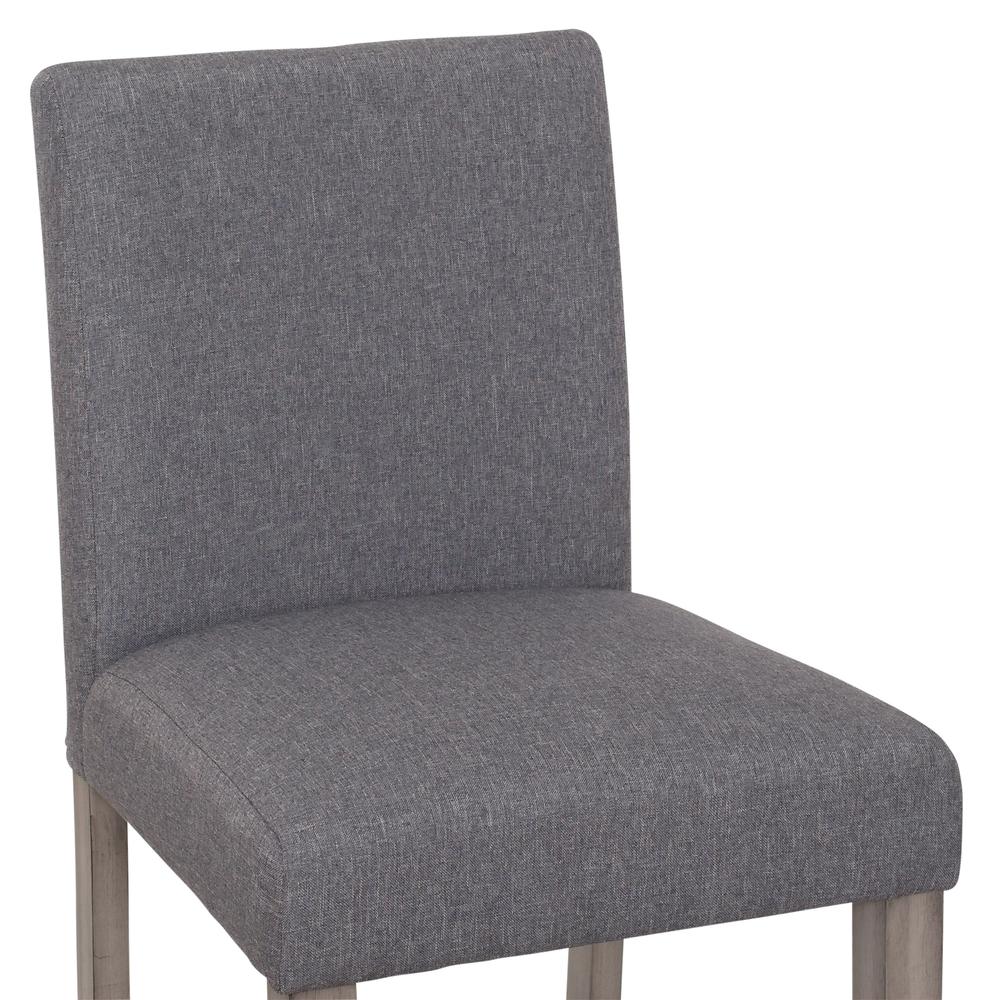 CorLiving Laura Fabric Counter Height Barstool Grey. Picture 8