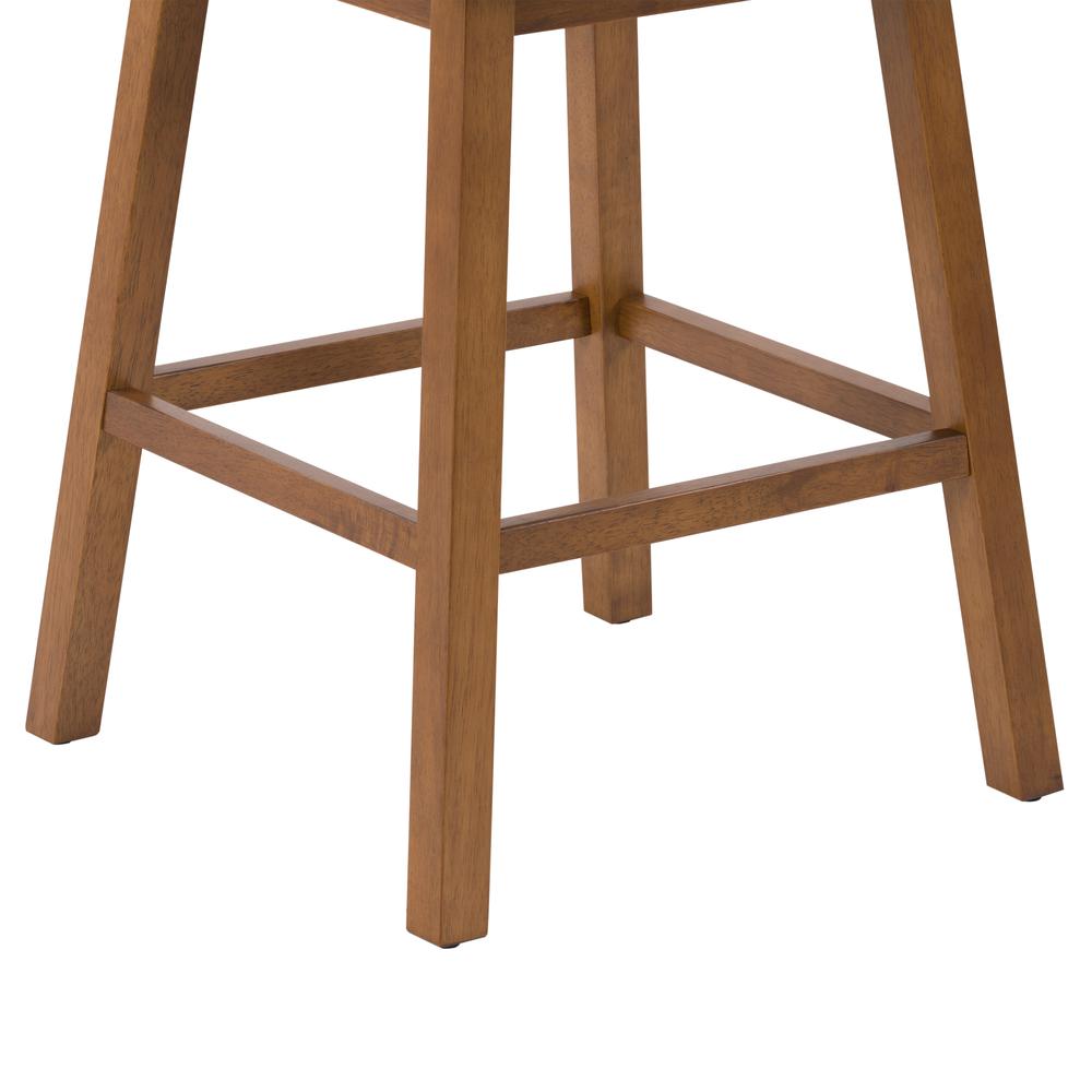 CorLiving Boston Channel Tufted Fabric Barstool, Beige, Set of 2. Picture 12