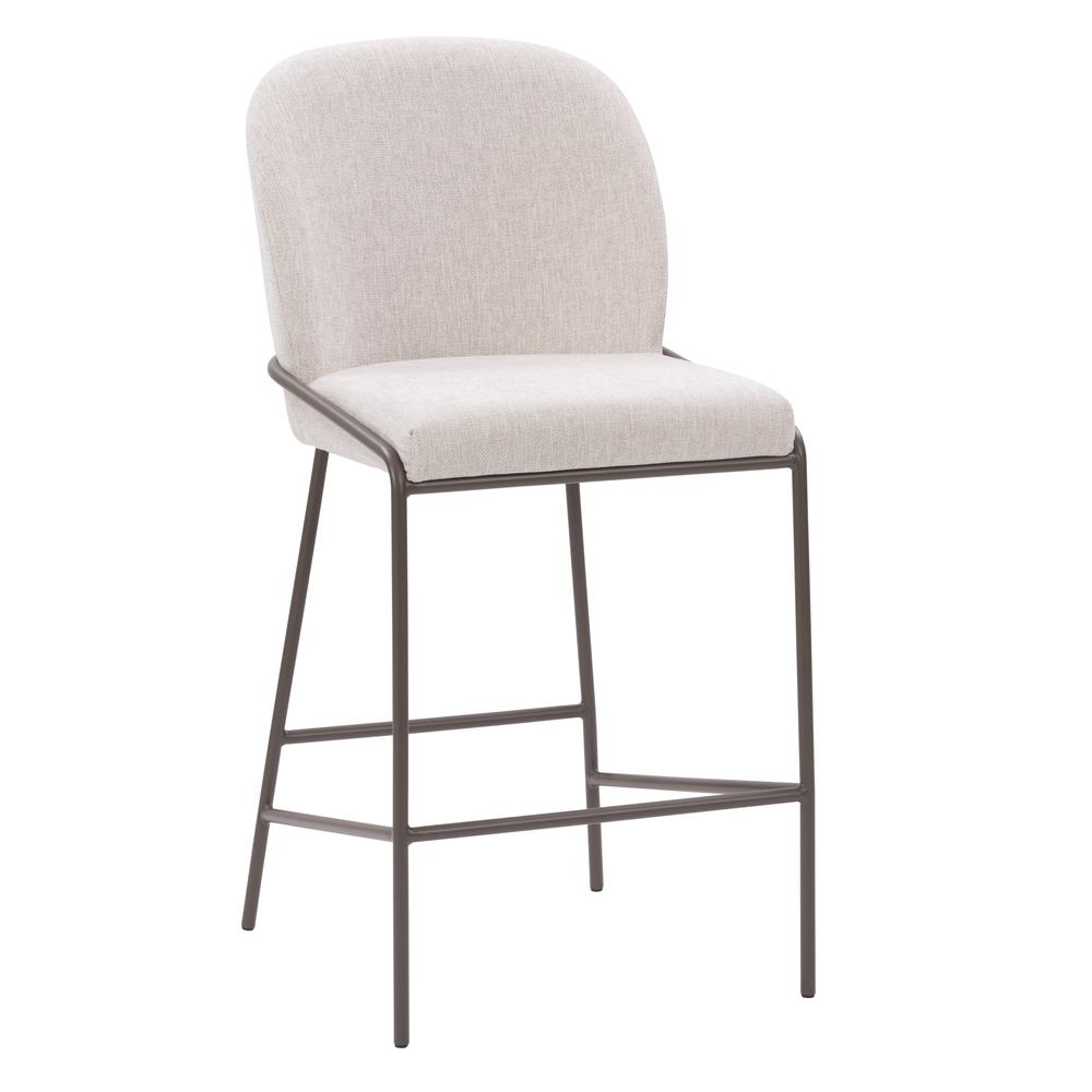 CorLiving Blakeley Counter Height Barstool Light Grey. Picture 1
