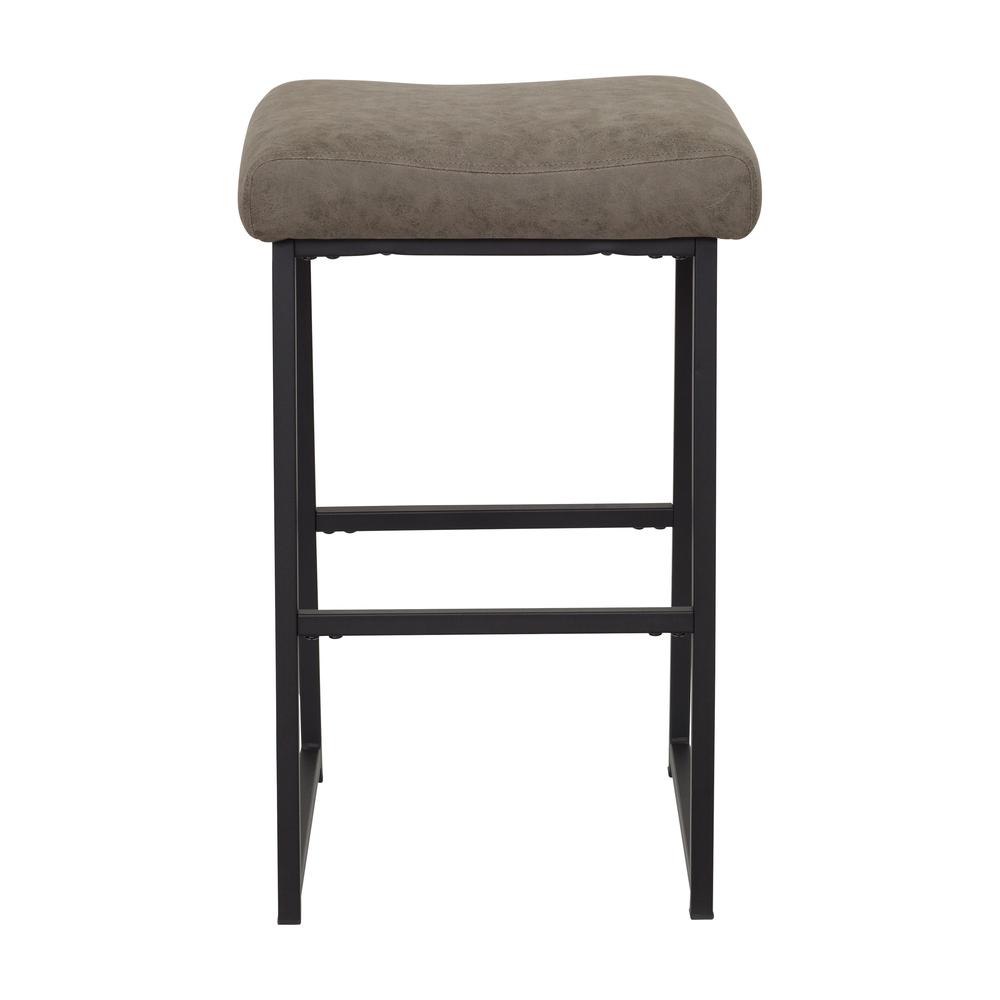 CorLiving Milo Backless Barstool, Gray Taupe. Picture 1