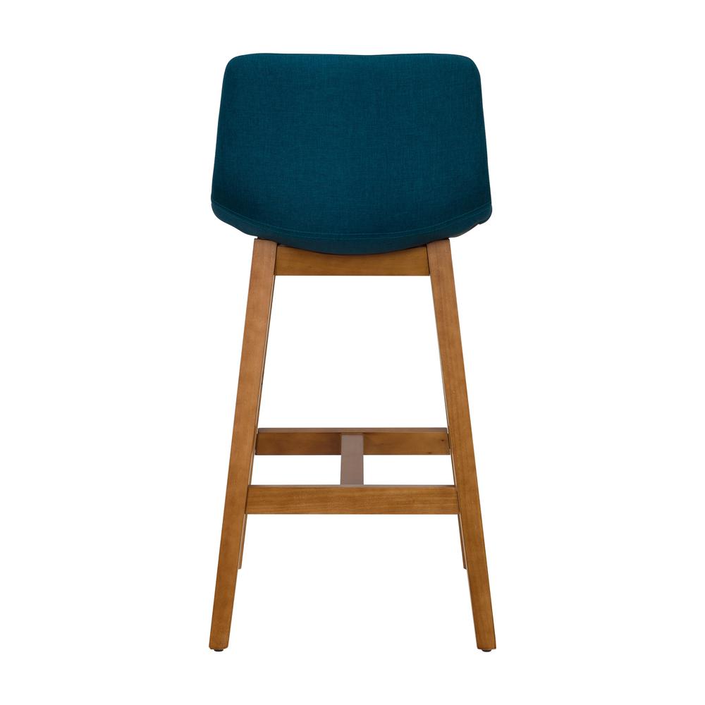 CorLiving Nora Counter Height Barstool, Blue. Picture 4