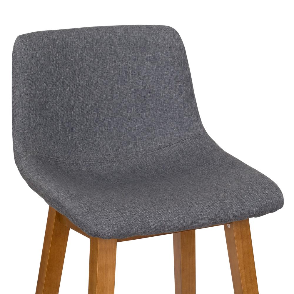 CorLiving Nora Counter Height Barstool, Grey. Picture 8