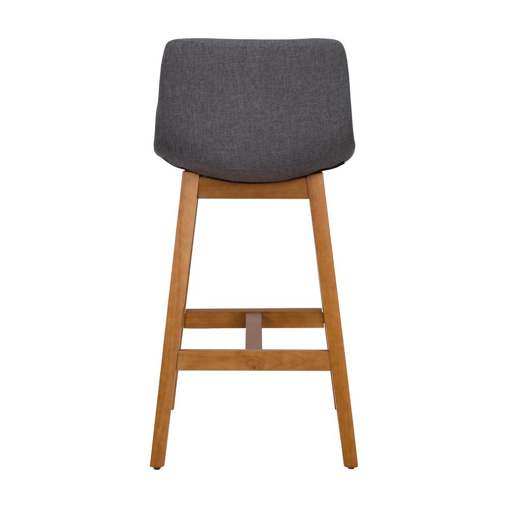 CorLiving Nora Counter Height Barstool, Grey. Picture 4