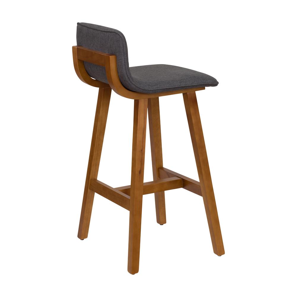 CorLiving Bennett Counter Height Barstool, Grey. Picture 4