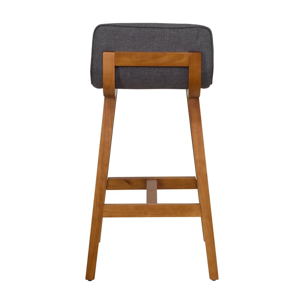 CorLiving Bennett Counter Height Barstool, Grey. Picture 5
