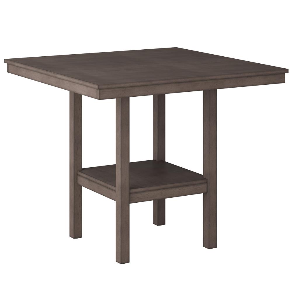 CorLiving Tuscany Washed Grey Counter Height Dining Table. Picture 4