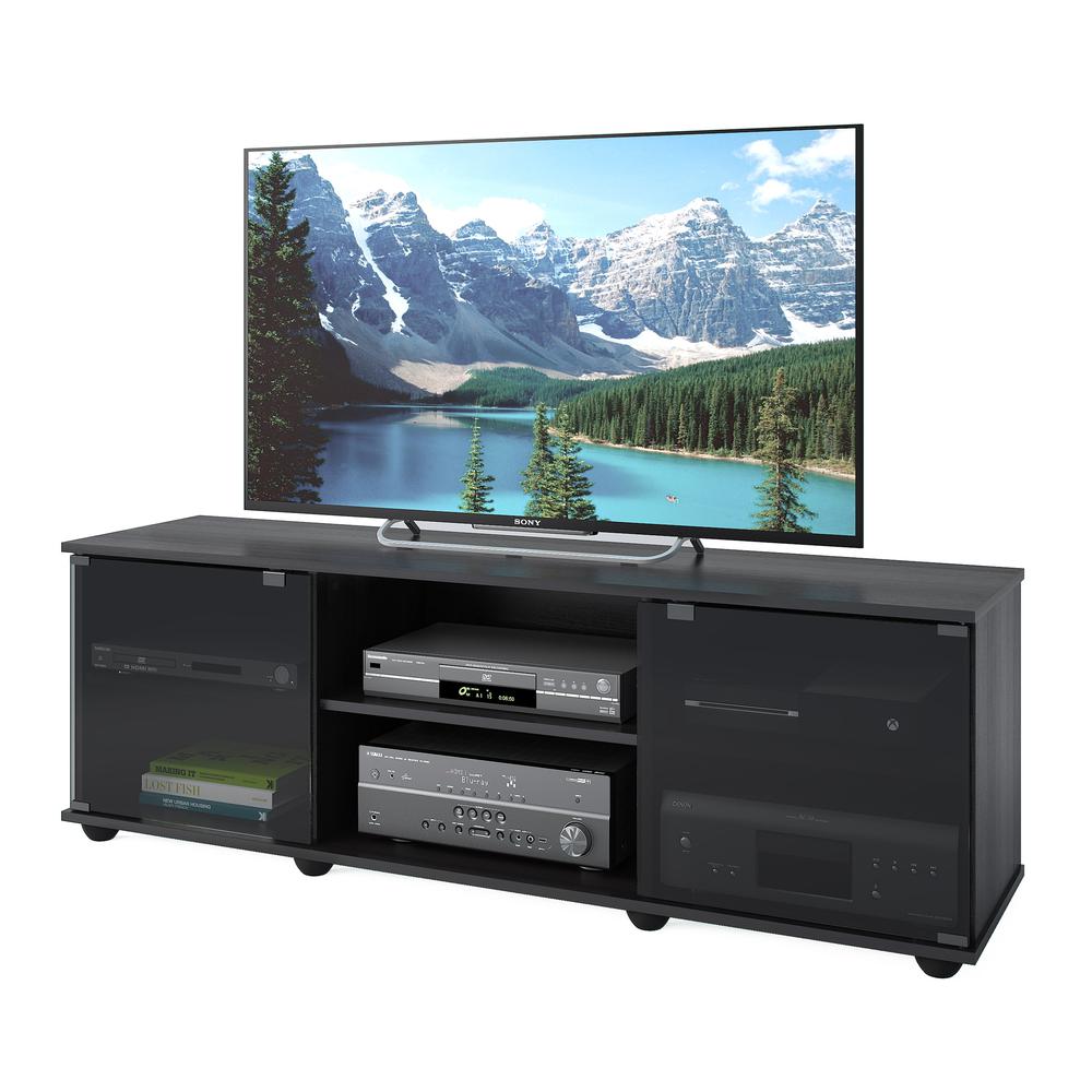 TV Bench in Ravenwood Black, for TVs up to 64". Picture 4