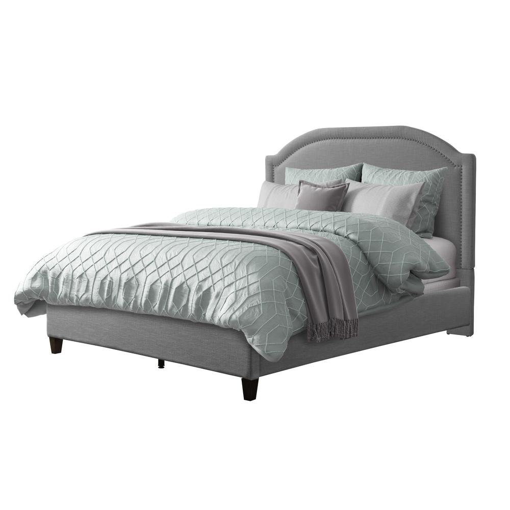 FLR-523-K Florence Fabric Bed Frame, King. Picture 1