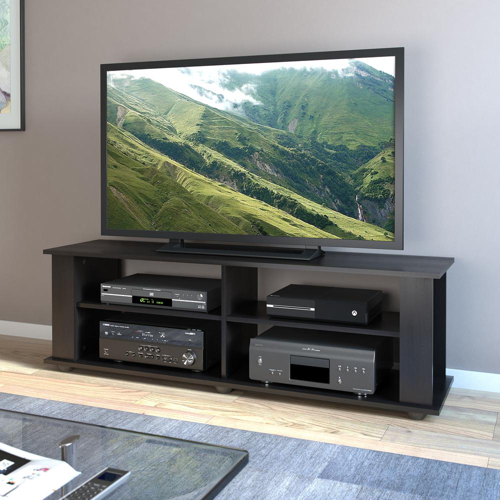Ravenwood Black TV Stand, for TVs up to 68". Picture 3