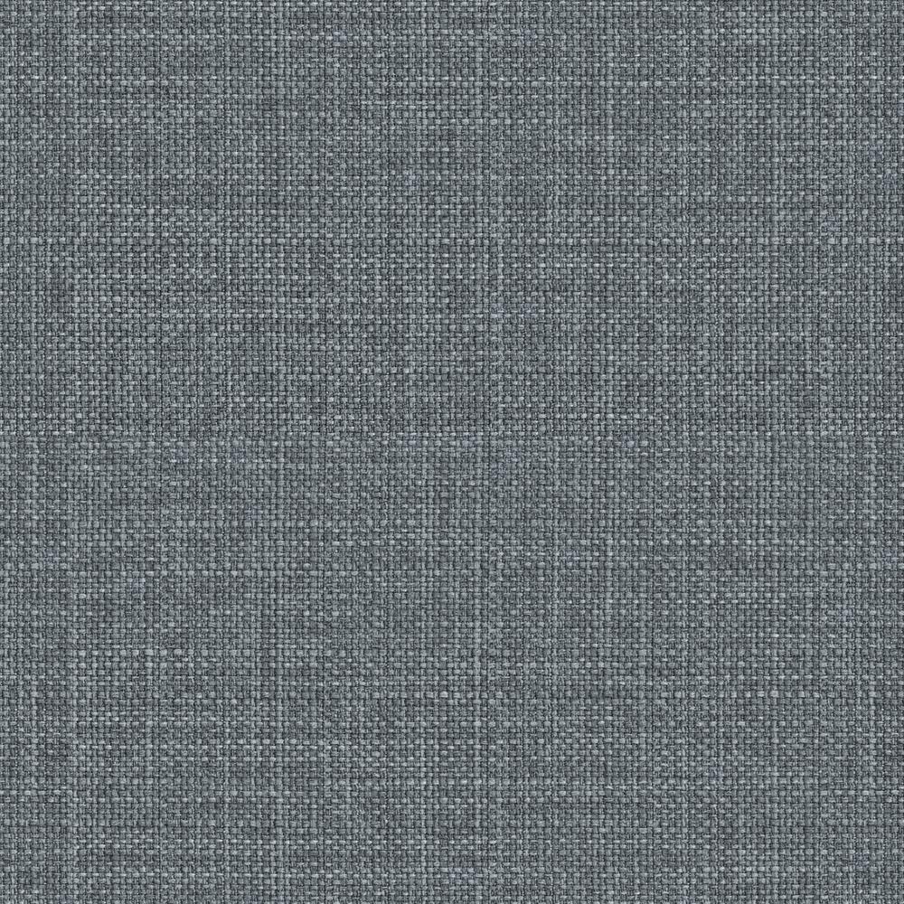 Antonio Storage Ottoman in Blue Grey Fabric. Picture 5
