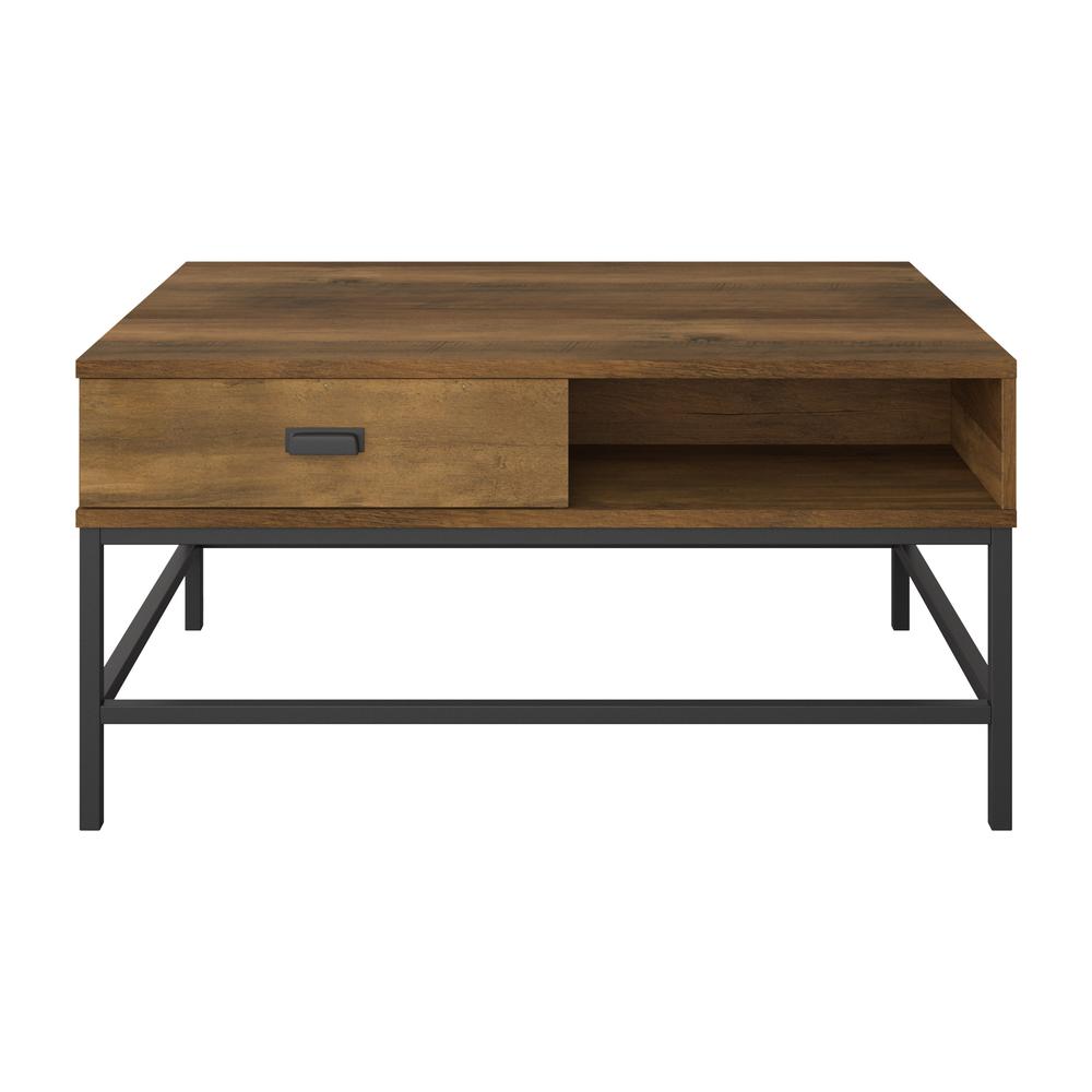CorLiving Fort Worth Brown Wood Grain Finish Lift Top Coffee Table. Picture 1