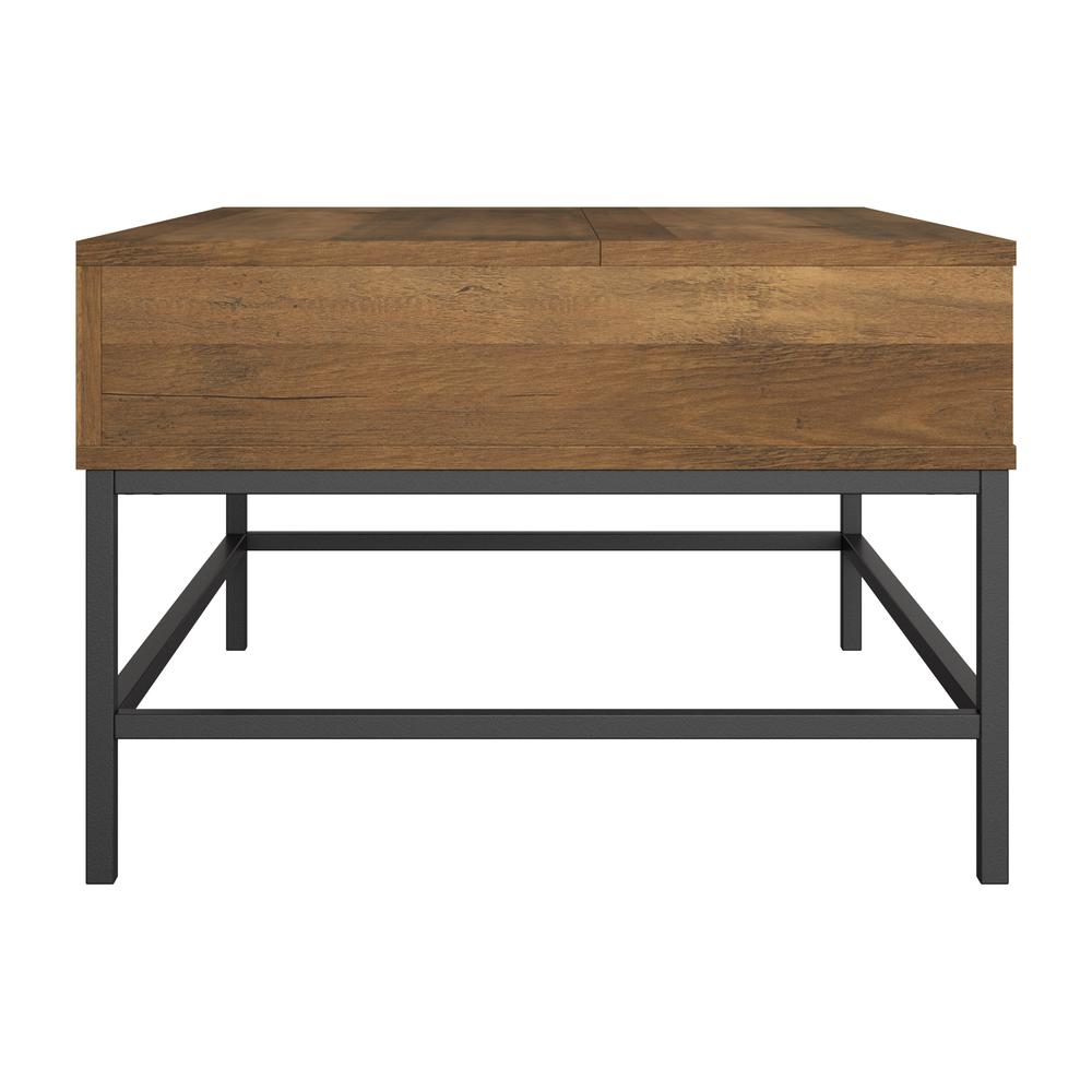 CorLiving Fort Worth Brown Wood Grain Finish Lift Top Coffee Table. Picture 6