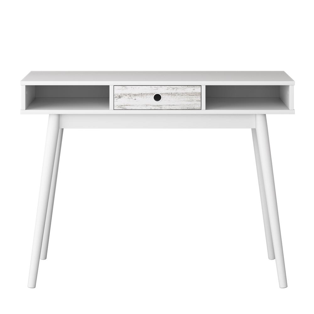 CorLiving Acerra Entryway Table/Desk, White. The main picture.
