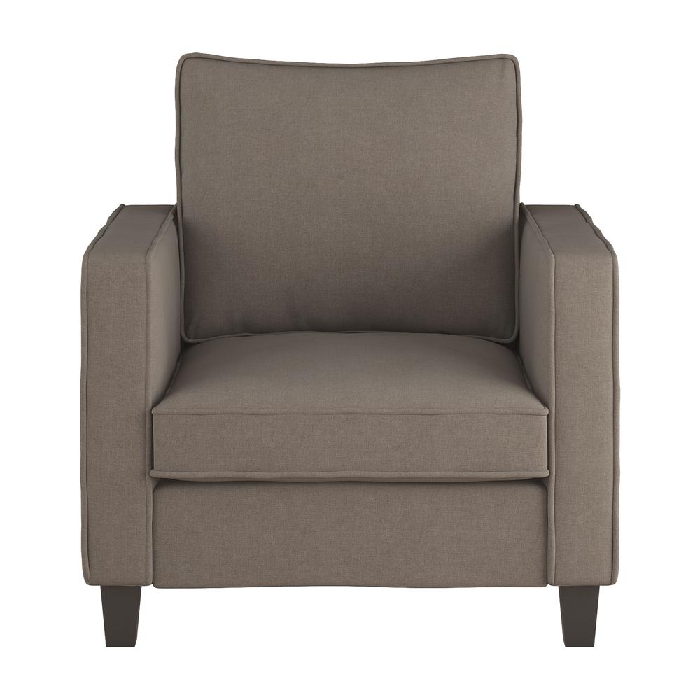 CorLiving Georgia Taupe Polyester Accent Chair. The main picture.
