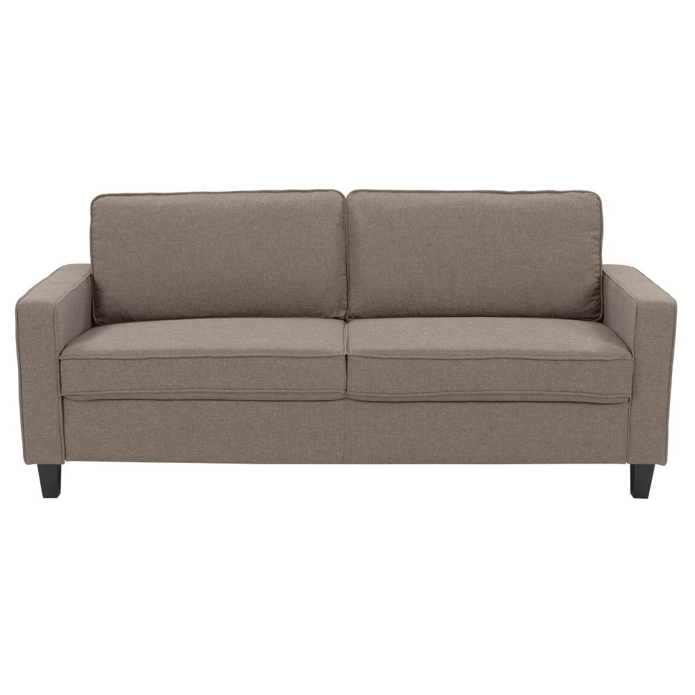 CorLiving Georgia Grey Polyester Three Seater Sofa. Picture 1