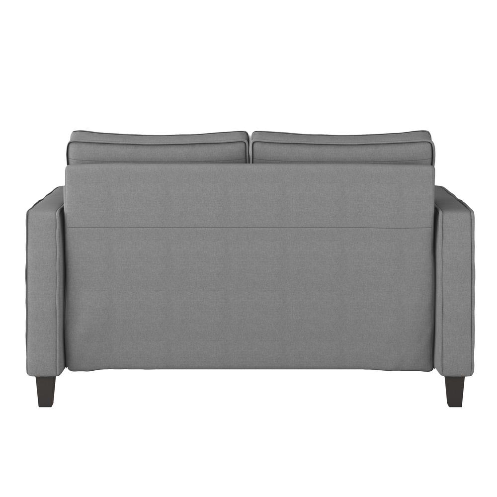 CorLiving Georgia Light Grey Polyester Loveseat Sofa. Picture 4