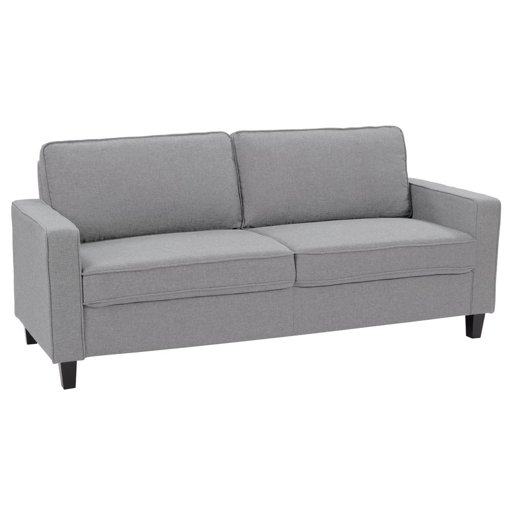 CorLiving Georgia Grey Polyester Three Seater Sofa. Picture 2