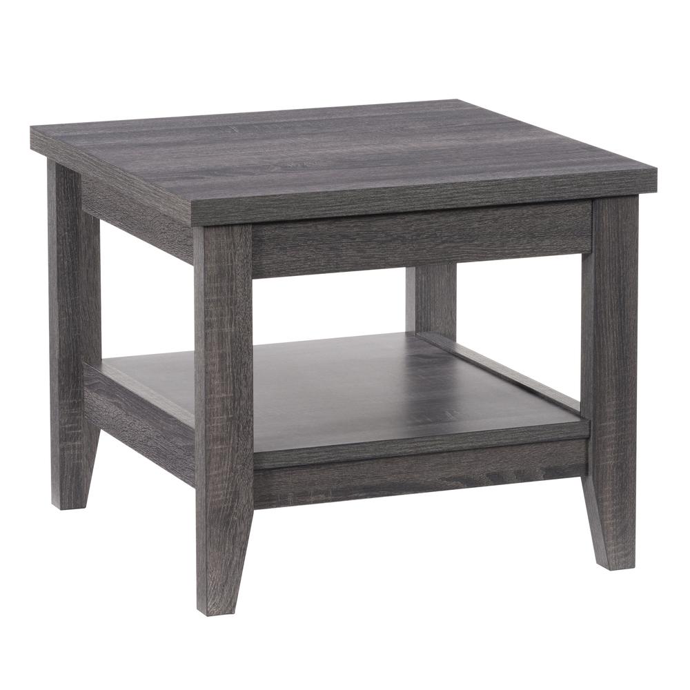 LHW-710-E Hollywood Side Table with Shelf. Picture 2