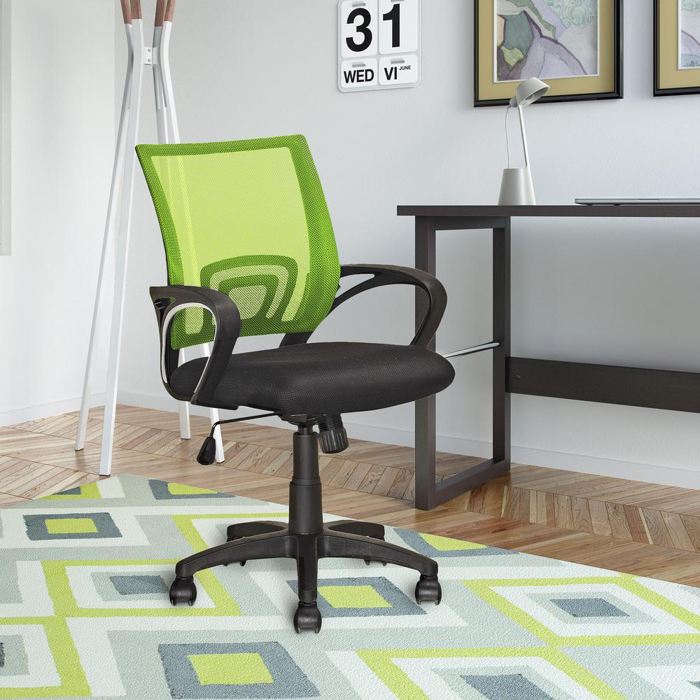 Workspace Lime Green Mesh Back Office Chair. Picture 4