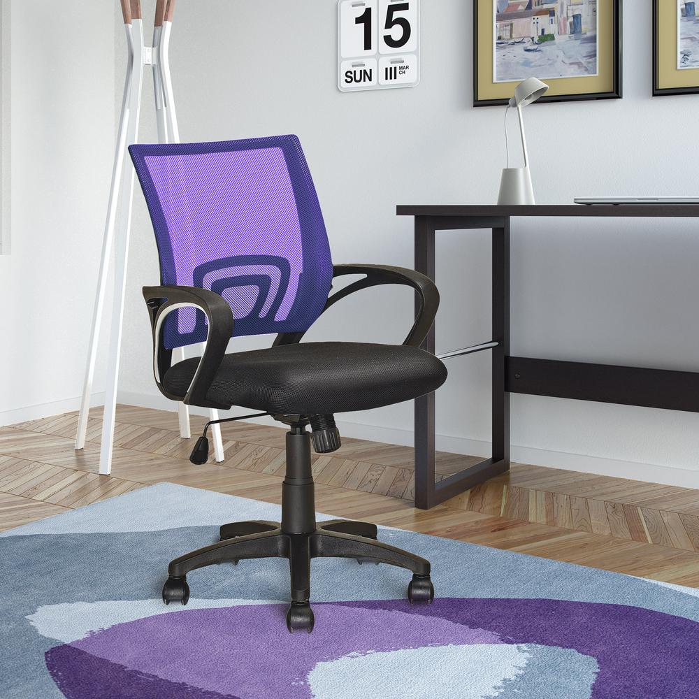 Workspace Purple Mesh Back Office Chair. Picture 4