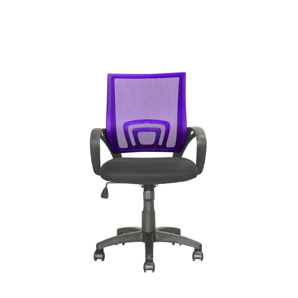 Workspace Purple Mesh Back Office Chair. Picture 3