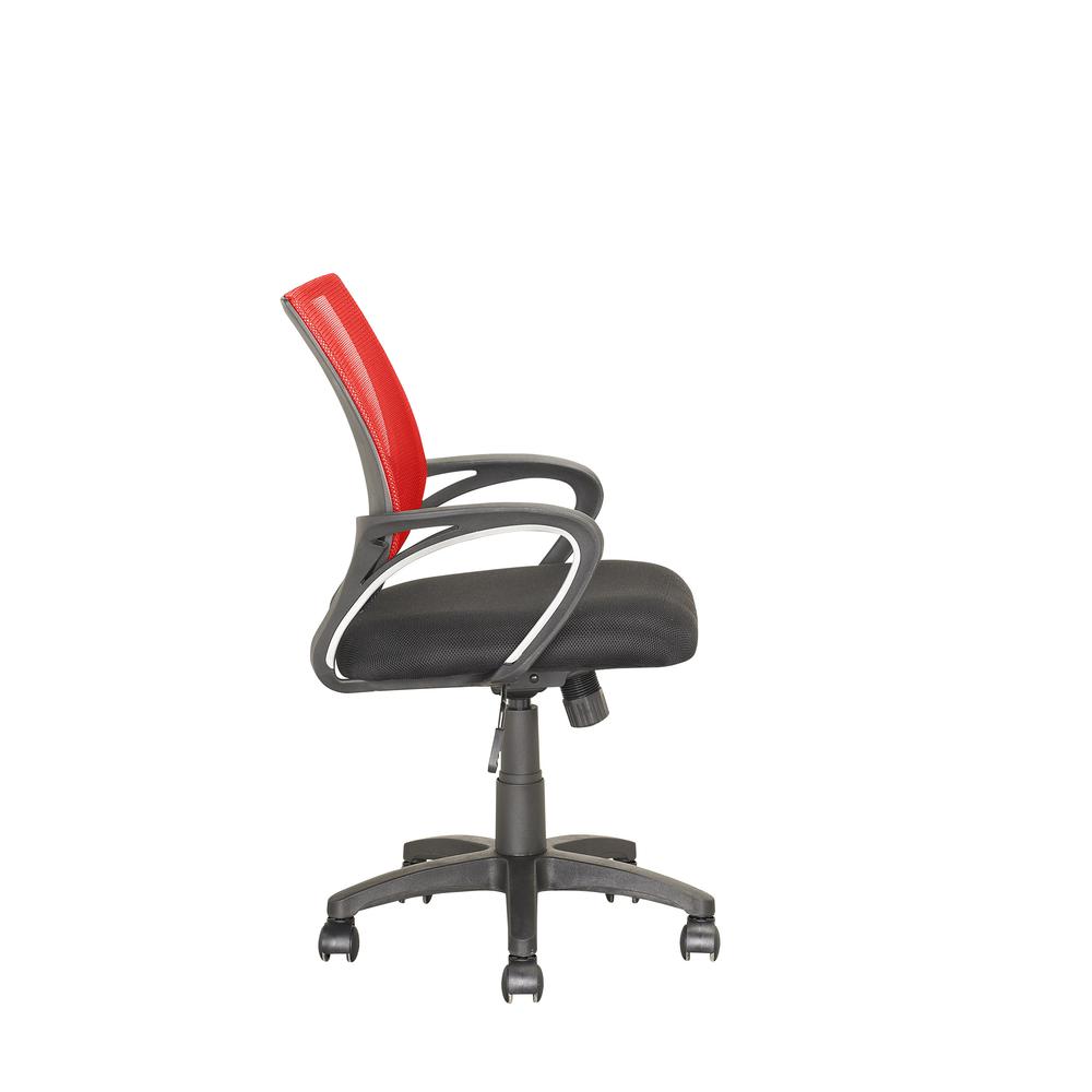 Workspace Red Mesh Back Office Chair. Picture 2