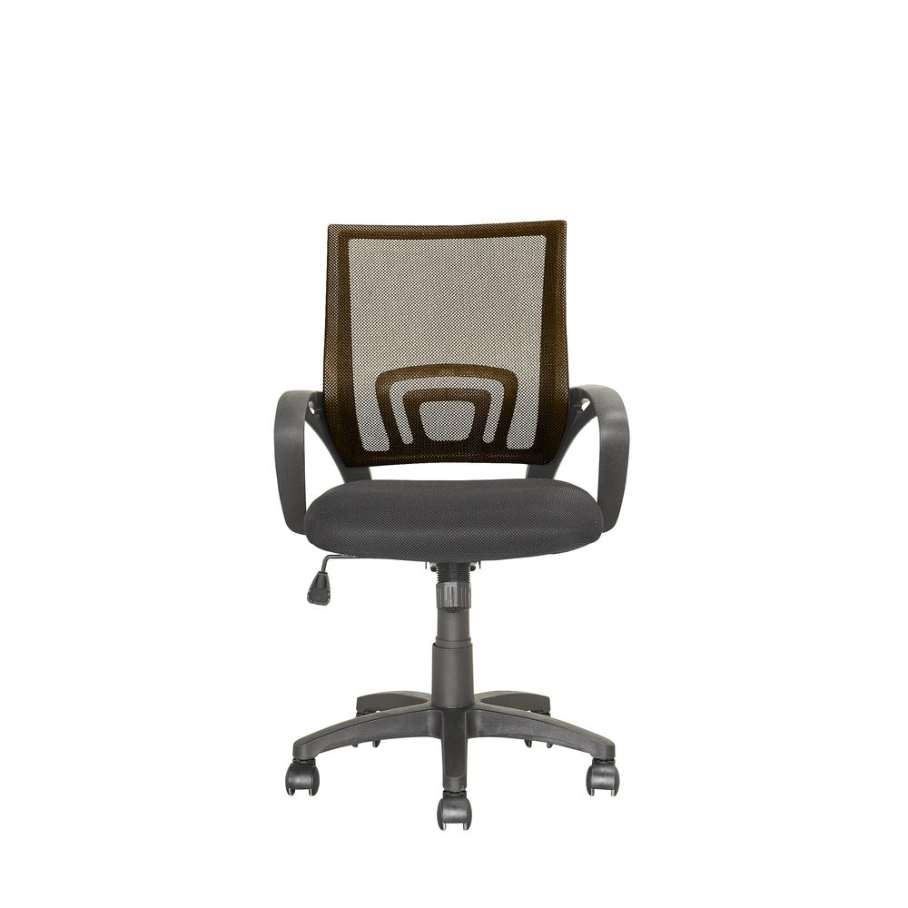 Workspace Dark Brown Mesh Back Office Chair. Picture 3